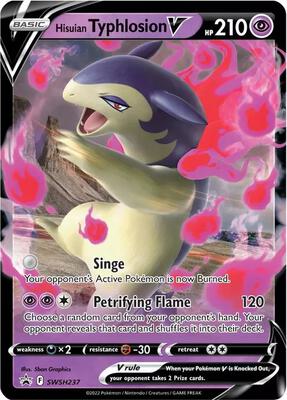 Hisuian Typhlosion V - SWSH237 card from SWSH: Sword & Shield Promo Cards