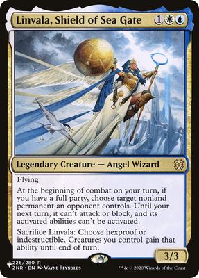 Linvala, Shield of Sea Gate card from The List Reprints