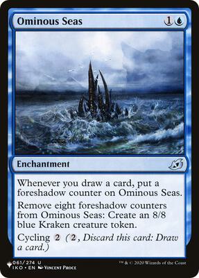 Ominous Seas card from The List Reprints