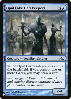 Opal Lake Gatekeepers card from The List Reprints