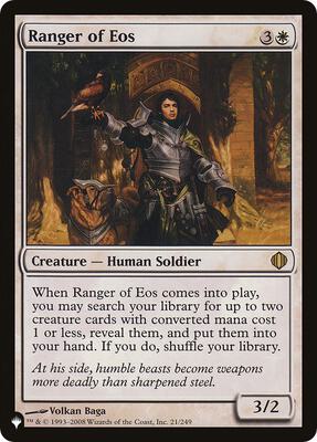 Ranger of Eos (ALA) card from The List Reprints