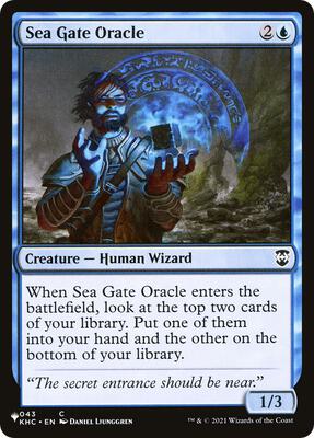 Sea Gate Oracle (KHC) card from The List Reprints