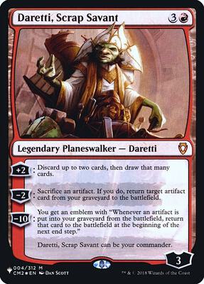 Daretti, Scrap Savant (CM2) card from The List Reprints