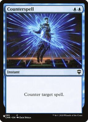 Counterspell (CMR) card from The List Reprints