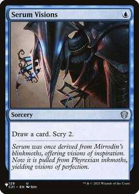 Serum Visions card from The List Reprints