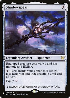 Shadowspear card from The List Reprints