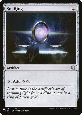 Sol Ring (C21) card from The List Reprints