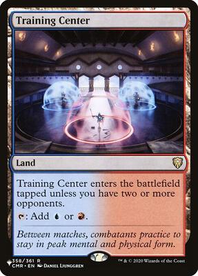 Training Center card from The List Reprints