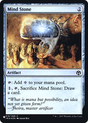 Mind Stone (IMA) card from The List Reprints