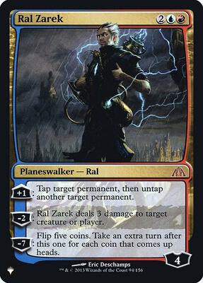 Ral Zarek card from The List Reprints