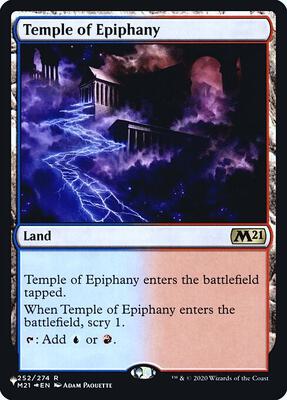 Temple of Epiphany card from The List Reprints