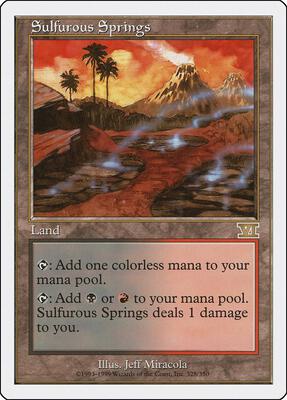 Sulfurous Springs card from Classic Sixth Edition