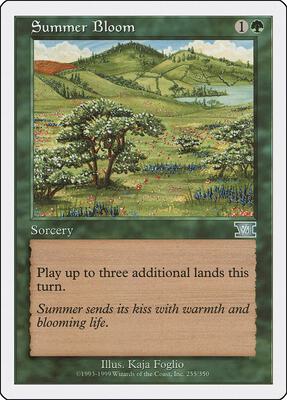 Summer Bloom card from Classic Sixth Edition