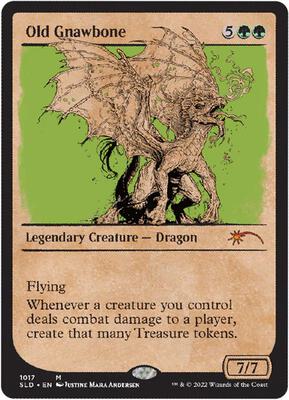 Old Gnawbone (Showcase) card from Secret Lair Drop Series