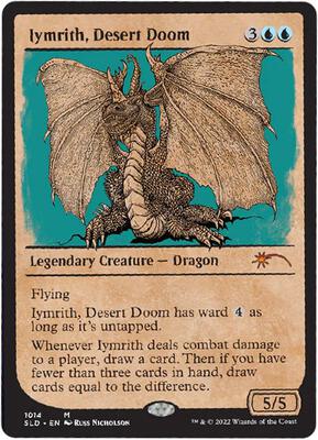 Iymrith, Desert Doom (Showcase) card from Secret Lair Drop Series