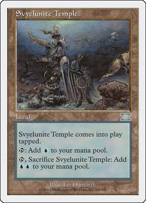 Svyelunite Temple card from Classic Sixth Edition