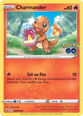 Charmander - SWSH232 card from SWSH: Sword & Shield Promo Cards