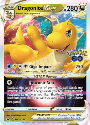 Dragonite VSTAR - SWSH236 card from SWSH: Sword & Shield Promo Cards