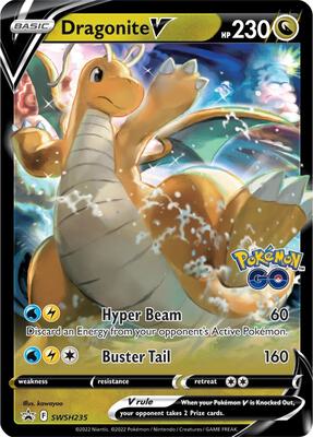 Dragonite V - SWSH235 card from SWSH: Sword & Shield Promo Cards