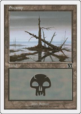 Swamp (339) card from Classic Sixth Edition
