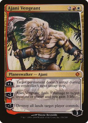 Ajani Vengeant card from Shards of Alara