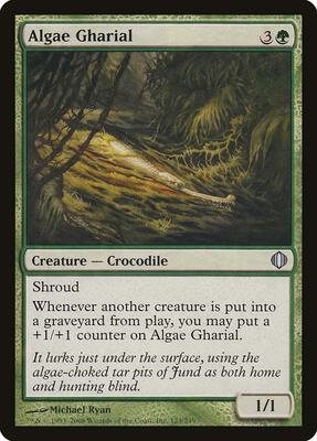 Algae Gharial card from Shards of Alara
