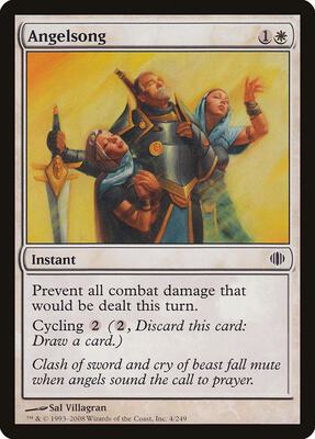 Angelsong card from Shards of Alara