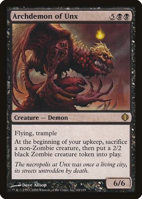 Archdemon of Unx card from Shards of Alara