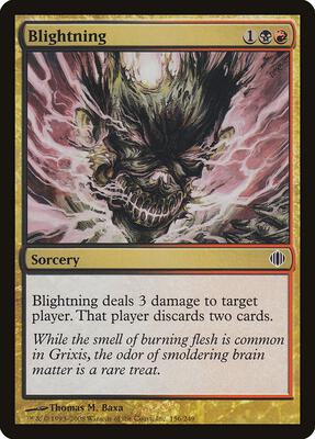 Blightning card from Shards of Alara