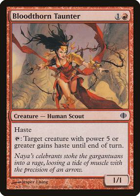 Bloodthorn Taunter card from Shards of Alara