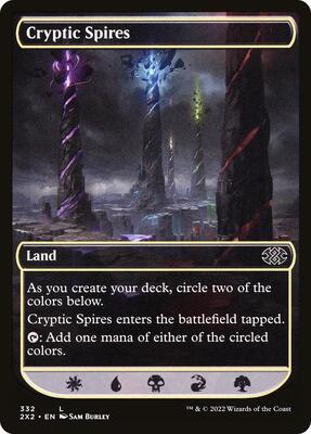 Cryptic Spires card from Double Masters 2022