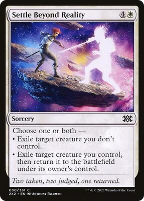 Settle Beyond Reality card from Double Masters 2022