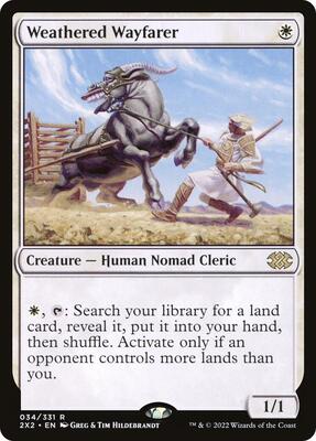 Weathered Wayfarer card from Double Masters 2022