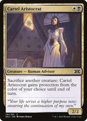 Cartel Aristocrat card from Double Masters 2022
