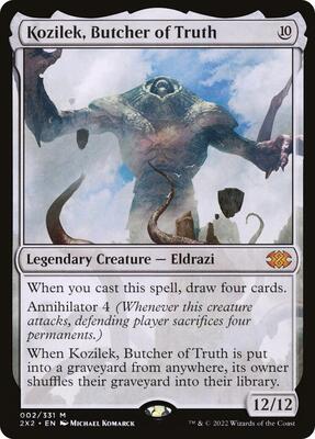 Kozilek, Butcher of Truth card from Double Masters 2022