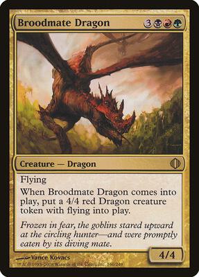 Broodmate Dragon card from Shards of Alara