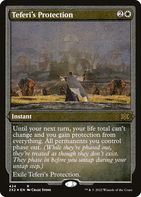 Teferi's Protection (Foil Etched) card from Double Masters 2022