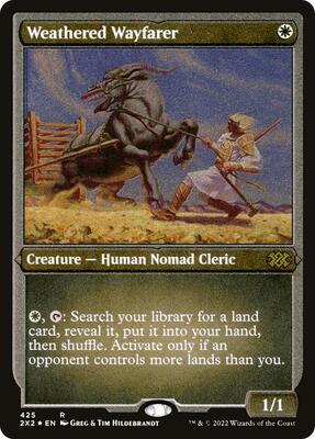 Weathered Wayfarer (Foil Etched) card from Double Masters 2022