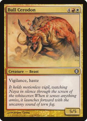Bull Cerodon card from Shards of Alara
