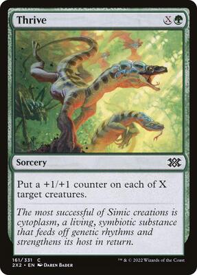 Thrive card from Double Masters 2022