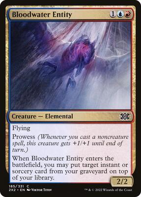 Bloodwater Entity card from Double Masters 2022
