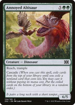 Annoyed Altisaur card from Double Masters 2022