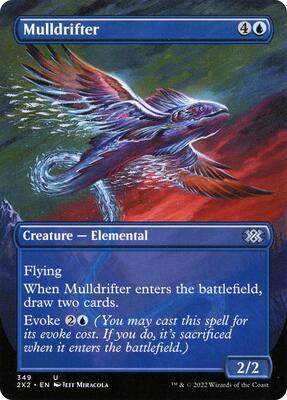 Mulldrifter (Borderless) card from Double Masters 2022
