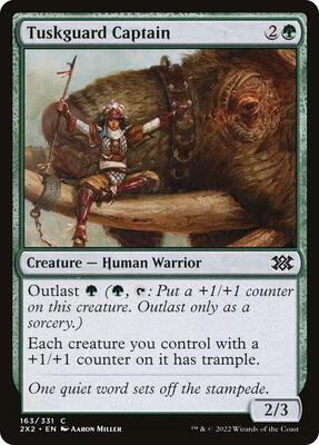 Tuskguard Captain card from Double Masters 2022