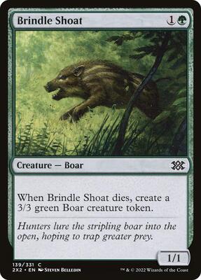 Brindle Shoat card from Double Masters 2022