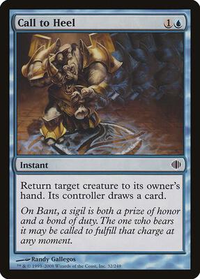Call to Heel card from Shards of Alara