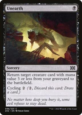 Unearth card from Double Masters 2022