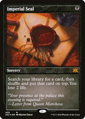 Imperial Seal (Foil Etched) card from Double Masters 2022