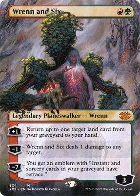 Wrenn and Six (Borderless) card from Double Masters 2022