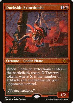 Dockside Extortionist (Foil Etched) card from Double Masters 2022